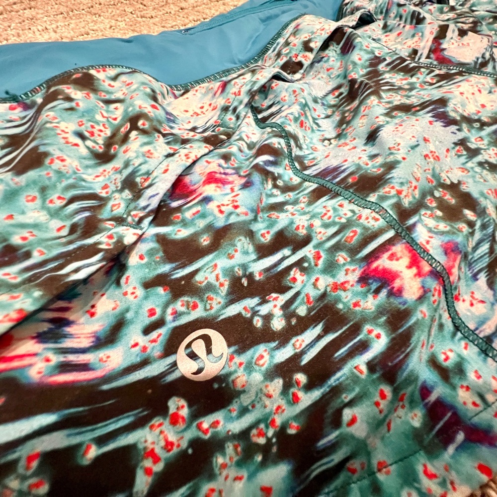 Lululemon Speed Shorts, Pink Savage Long Sleeve, Cambro Skull Baseball Tee View 3